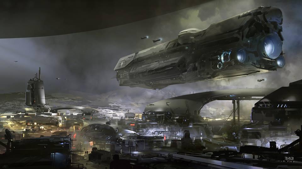 PREMIER CONCEPT ART DE HALO SUR XBOX ONE