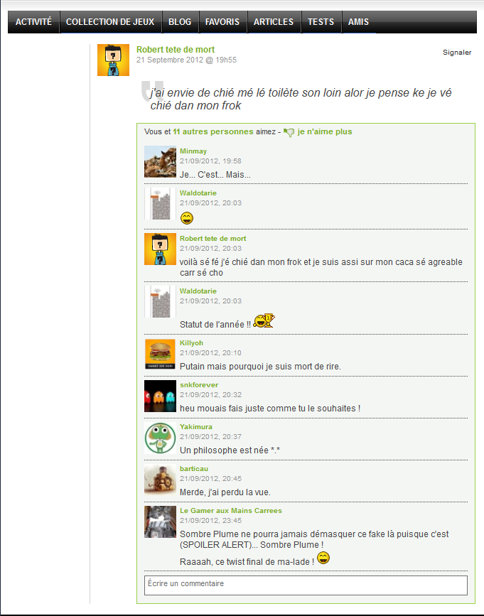 Nom de Zeus ! Ce statut de la muerte !