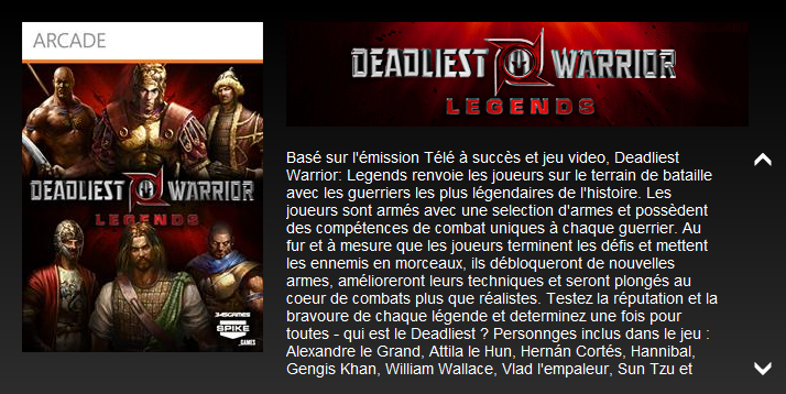 J'ai joué à Deadliest Warriors Legends vite fait [Demo]