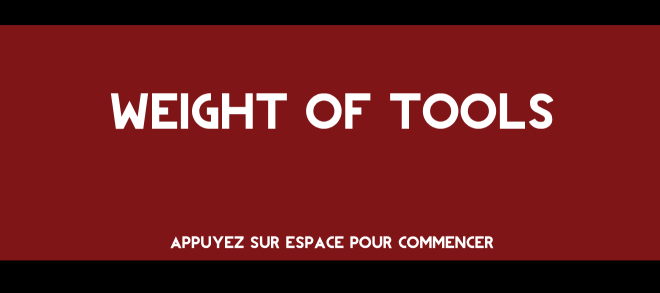 Weight Of Tools