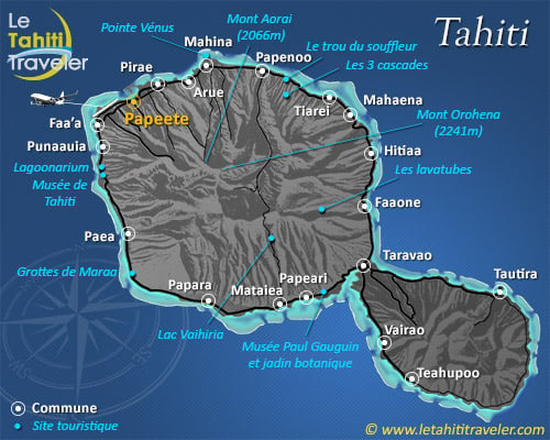 Tahiti carte