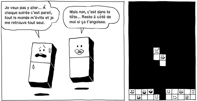 Ce n'est pas facile tous les jours d'être un bloc de Tetris