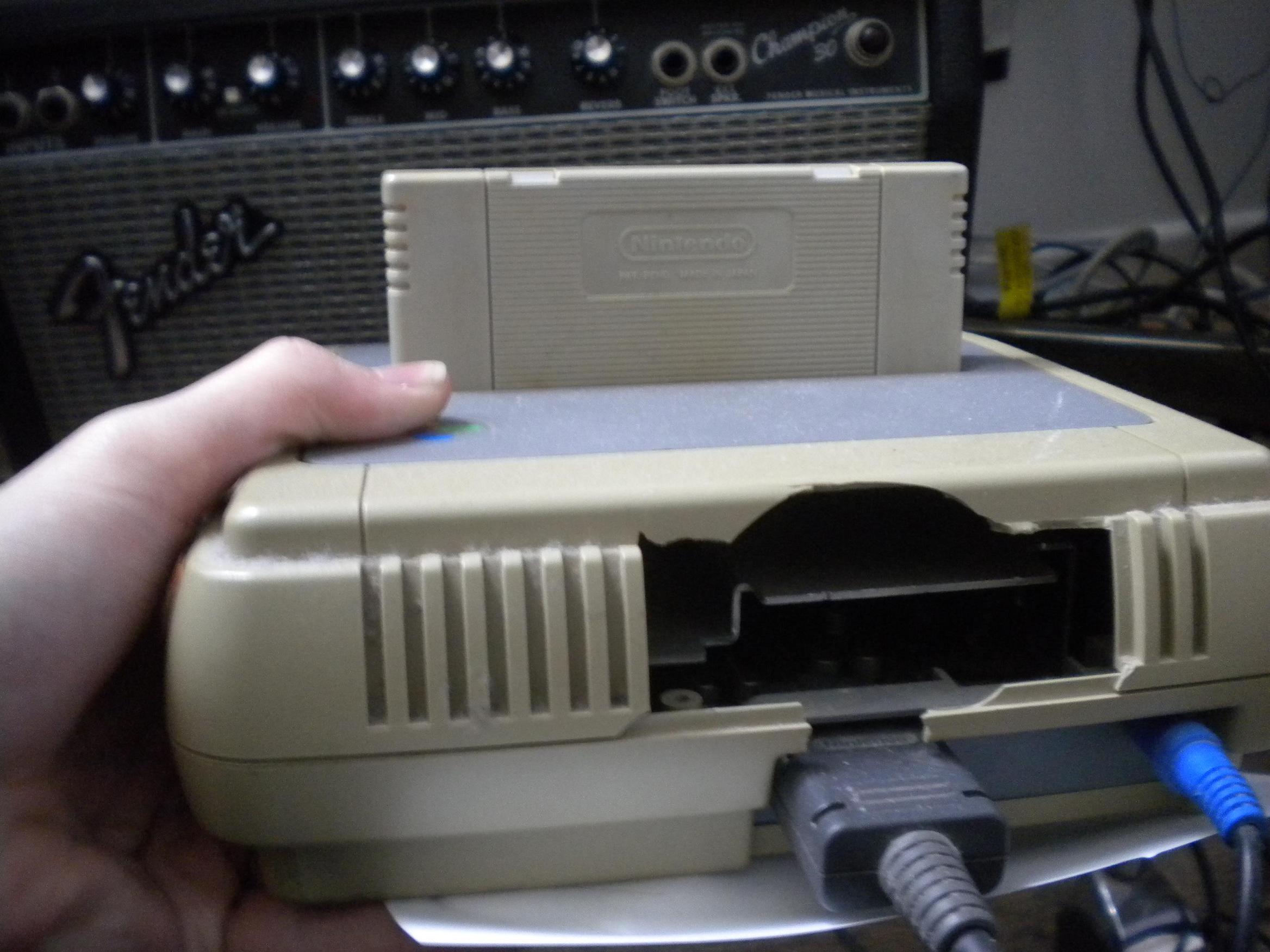 J'ai rebranché ma SNES