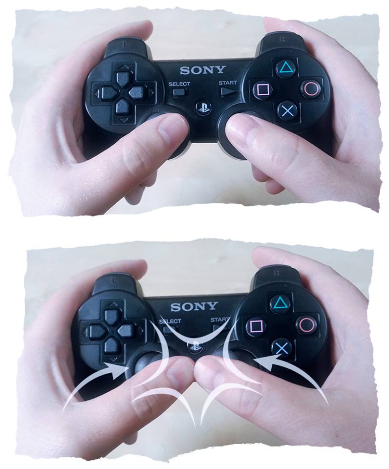 Manette PS3 : Problème d'ergonomie ?