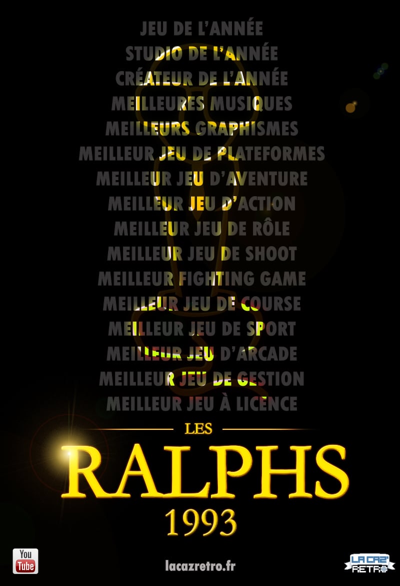 LES RALPHS 1993 : Les Catégories