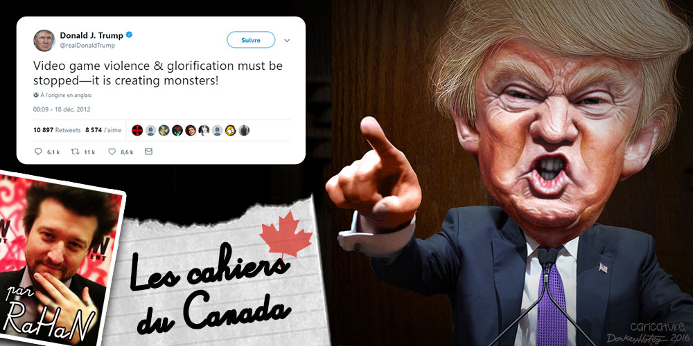 Les Cahiers du Canada : "C'est la faute des jeux vidéo"