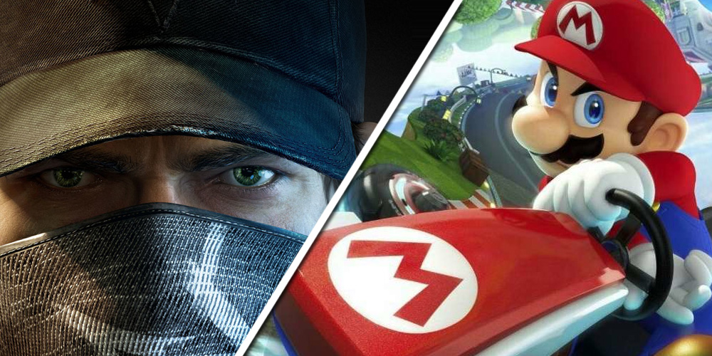 Watch Dogs et Mario Kart 8 : deux visions du jeu vidéo AAA