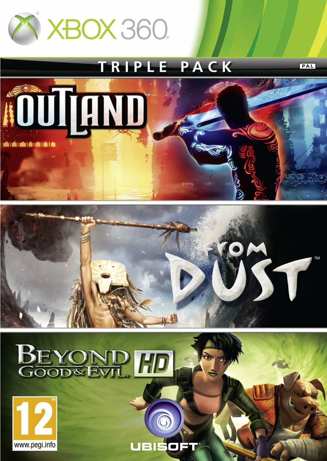 Ubisoft Xbox Live Hits Collection (From Dust, BG&E HD, Outland)