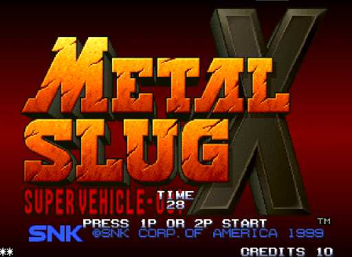 Metal Slug X