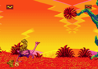 Jeu The Lion King / Le Roi Lion - Version MegaDrive - État Très Bon, PAL, Anglais/français