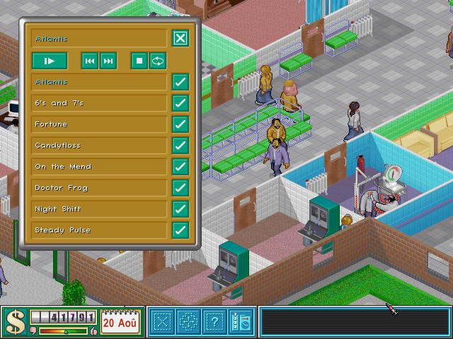 Jeu PC Theme Hospital En Français - Bon état, Jeu De Simulation/relations (PEGI 16)