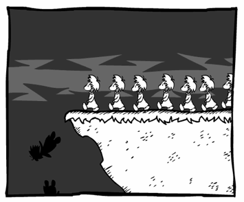 Une histoire de Lemmings...