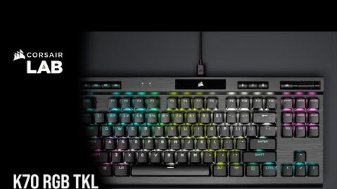 Examen du clavier mécanique Corsair K70 RGB TKL
