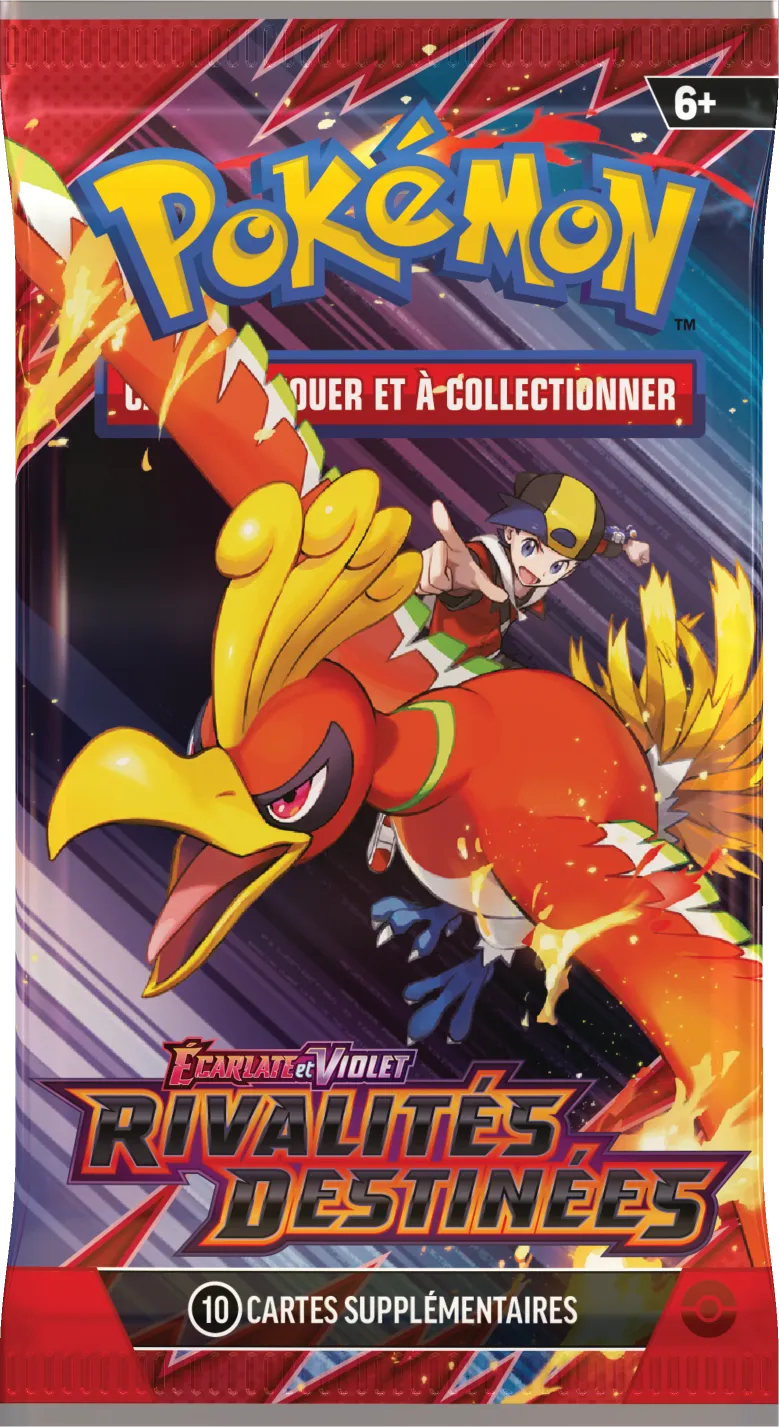 Pokemon Ecarlate et Violet - Rivalités Destinées : Booster Luth et Ho-Oh-ex.
