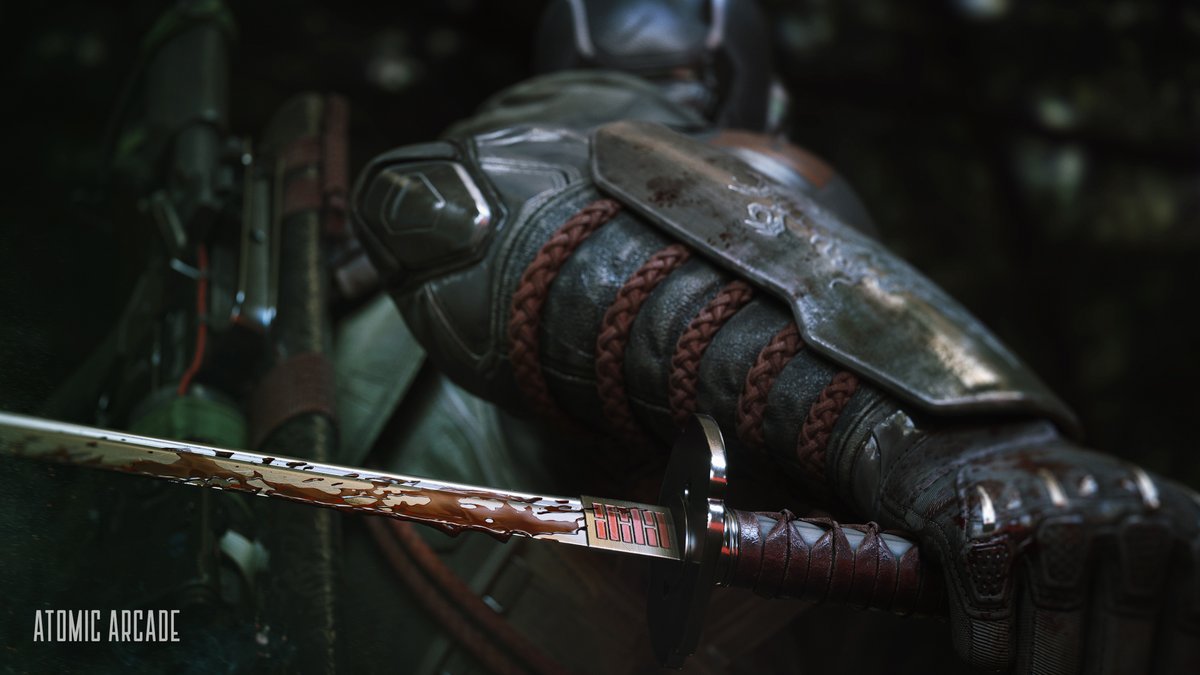 GI Joe Snake Eyes : Character model tenant un katana.