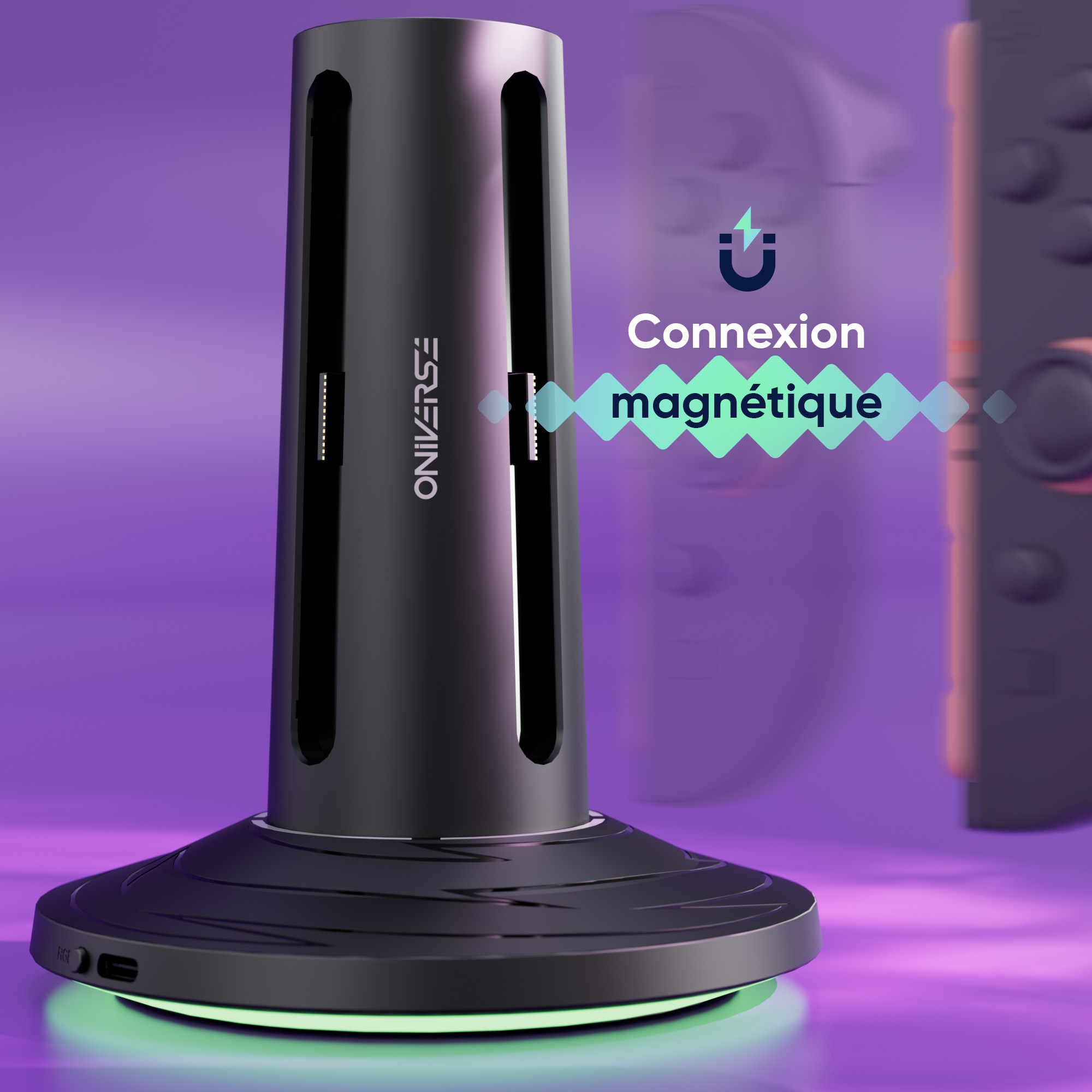 Nintendo Switch 2 : QUADRANT connexion magnétique.