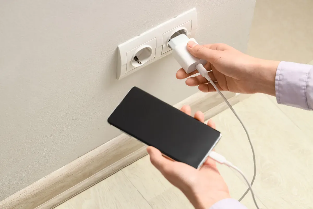Beaucoup de gens laissent leur chargeur branché sans savoir que ça use un composant précis