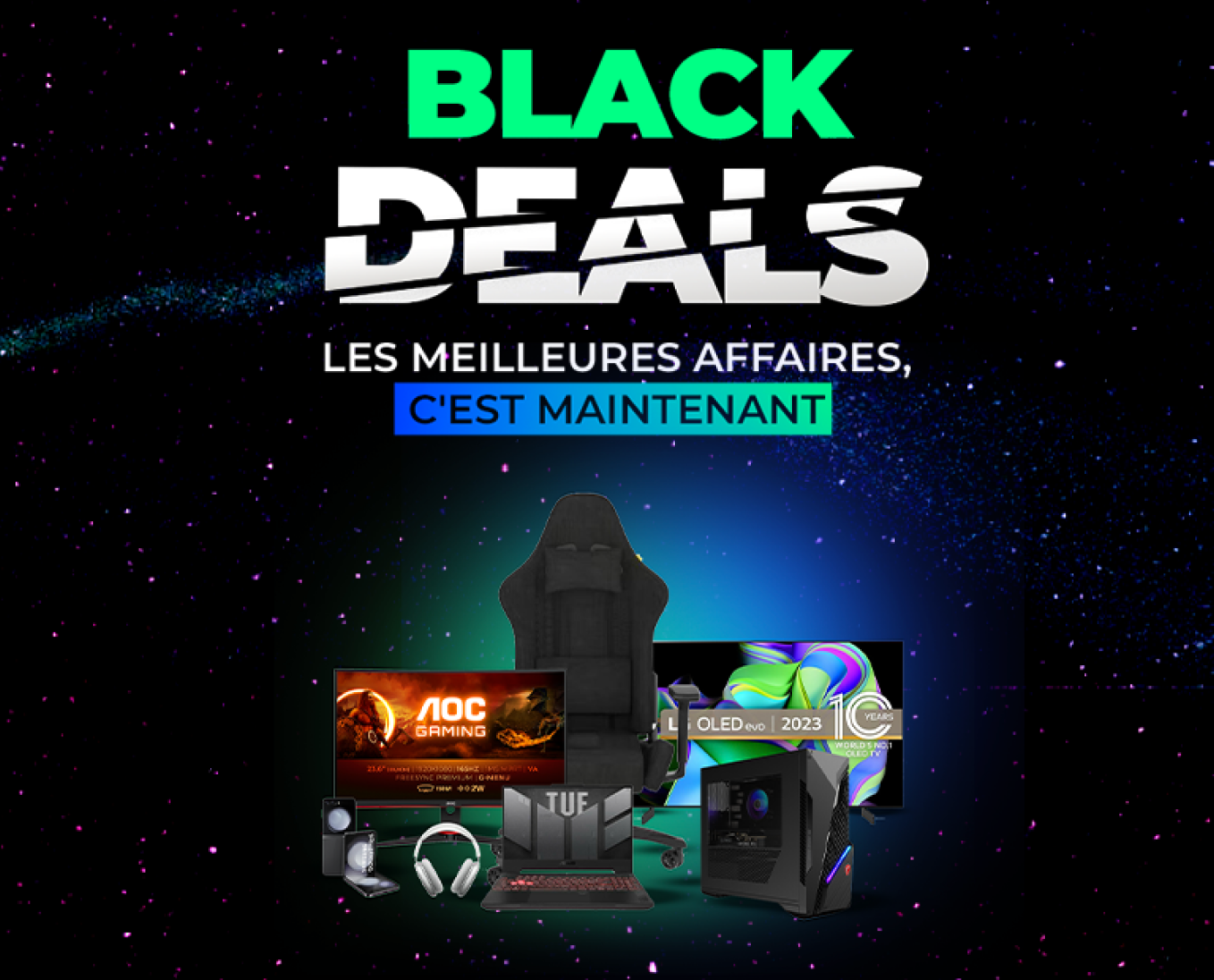 Le Black Friday chez Rue du Commerce envoie du lourd. Foncez !