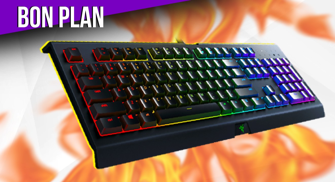 Clavier Razer : une réduction de 39 % sur un clavier gamer !