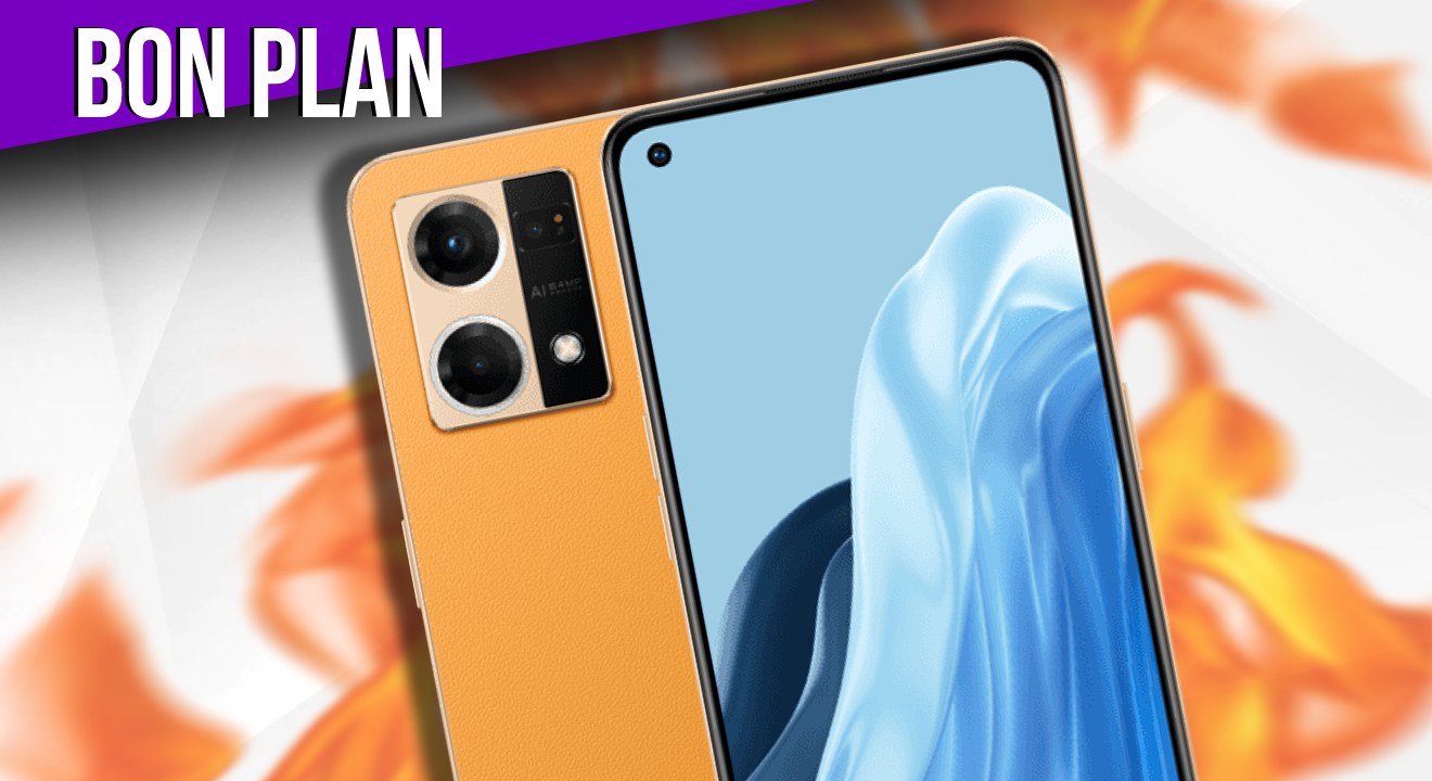 Soldes smartphones : une réduction de 25 % sur l'OPPO Reno 7