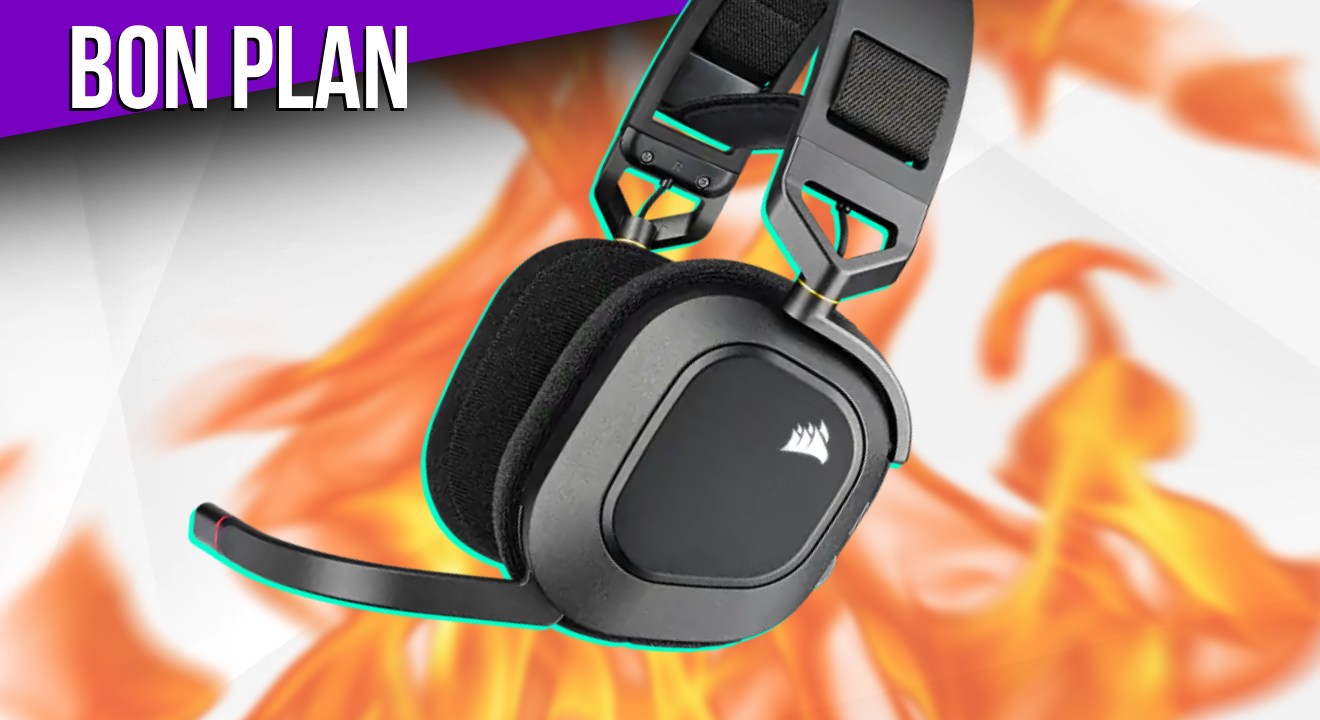 Soldes casque : Le Corsair HS80 disponible à partir de 74 € !