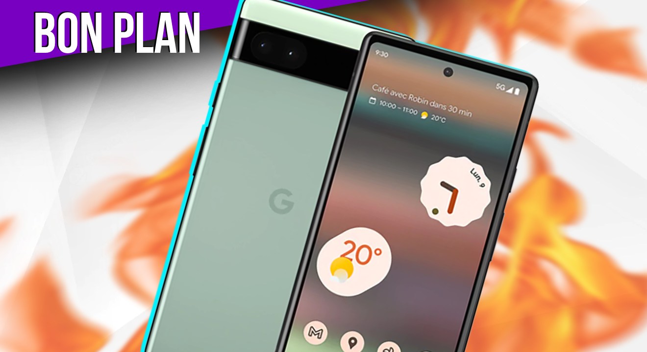 Soldes smartphones : L'excellent Pixel 6a de Google en réduction de 28 %