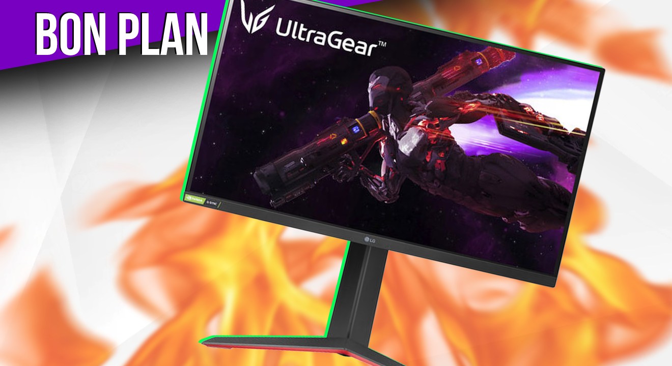 Soldes écran : L'UltraGear de 27" QHD 165 Hz bénéficie d'une belle promo chez Amazon !