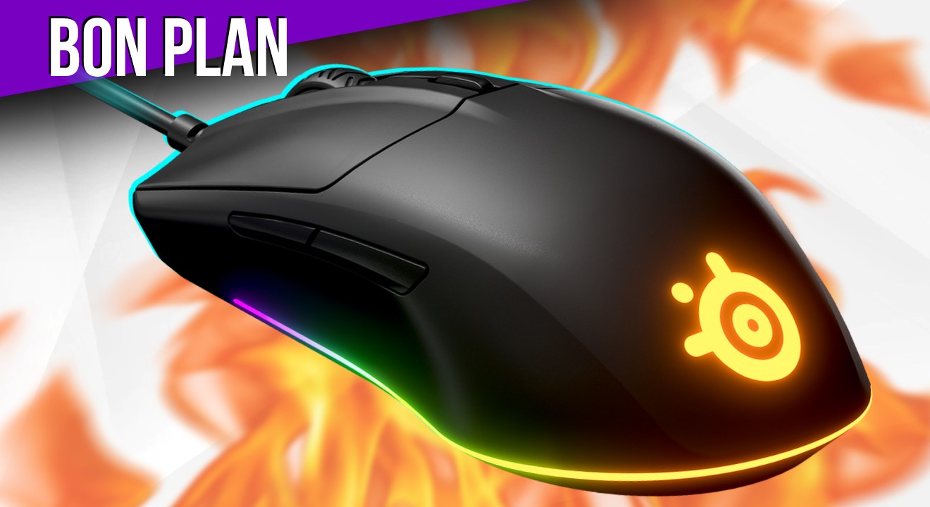 Soldes gamer : une réduction de 42 % sur la souris SteelSeries Rival 3 !
