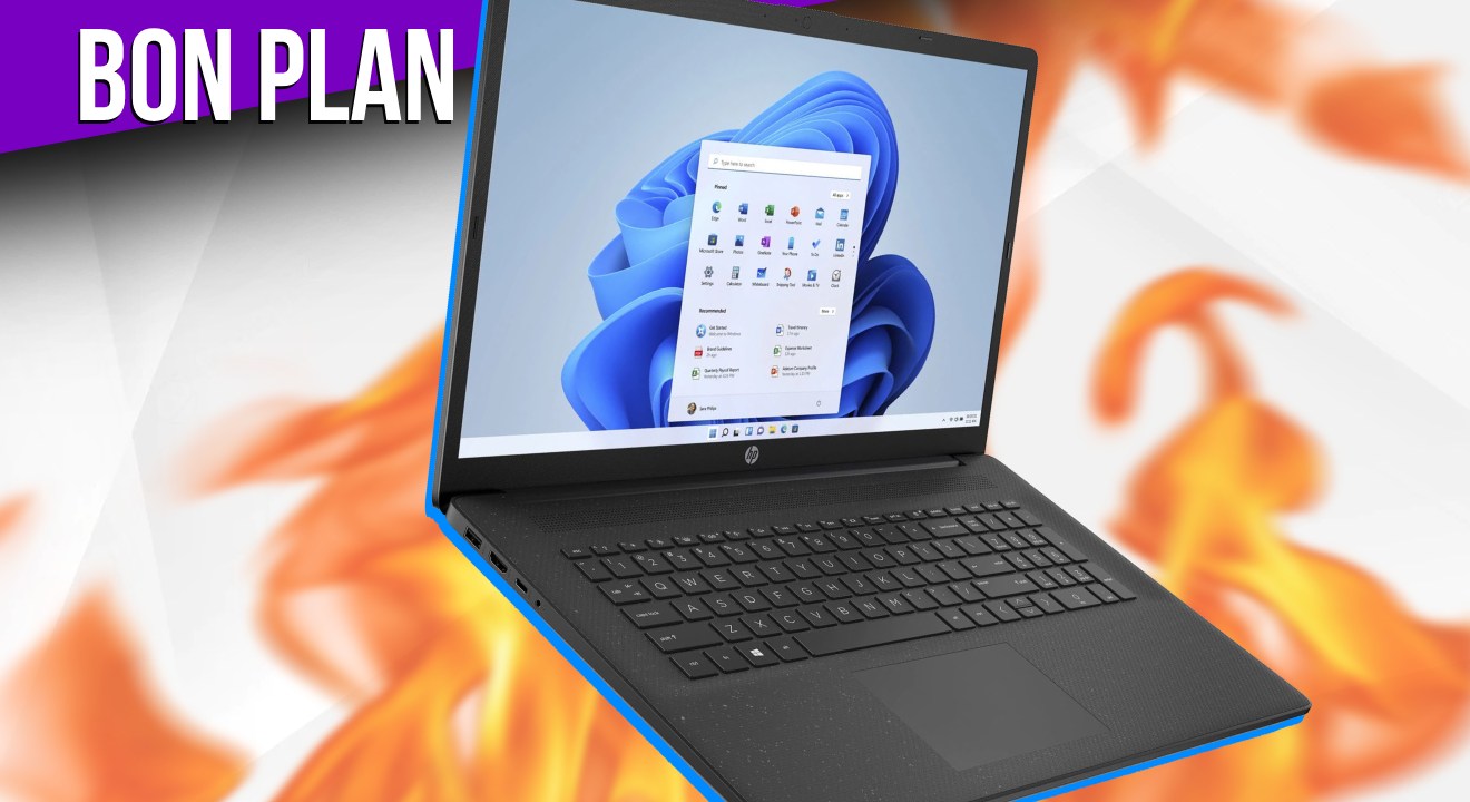 PC portable : Le HP 17 parfait pour de la bureautique à moins de 500€ !