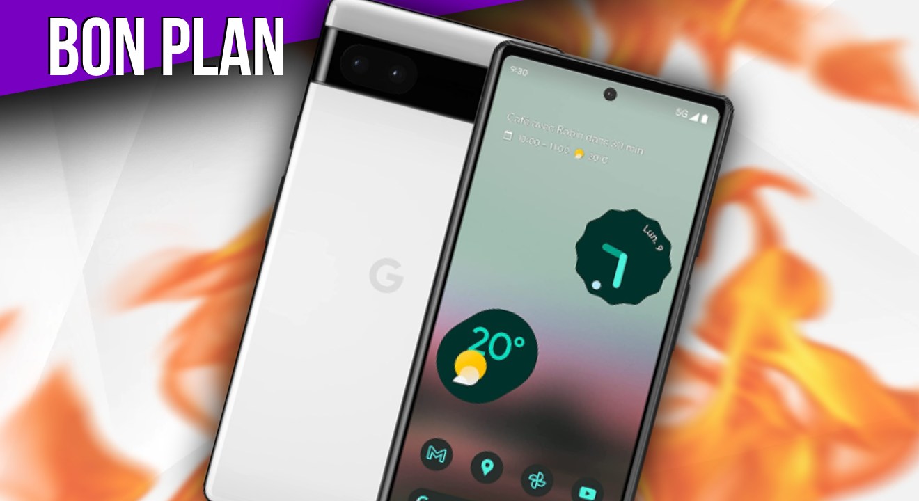 Google : une réduction de 120 euros sur le Pixel 6a !