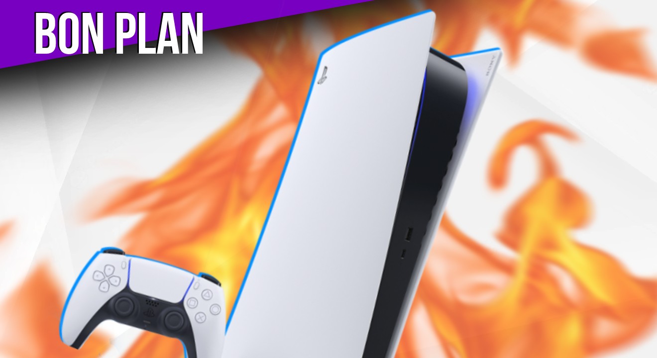 PS5 : Un pack incluent la console + plus 2 jeux est à petit prix !