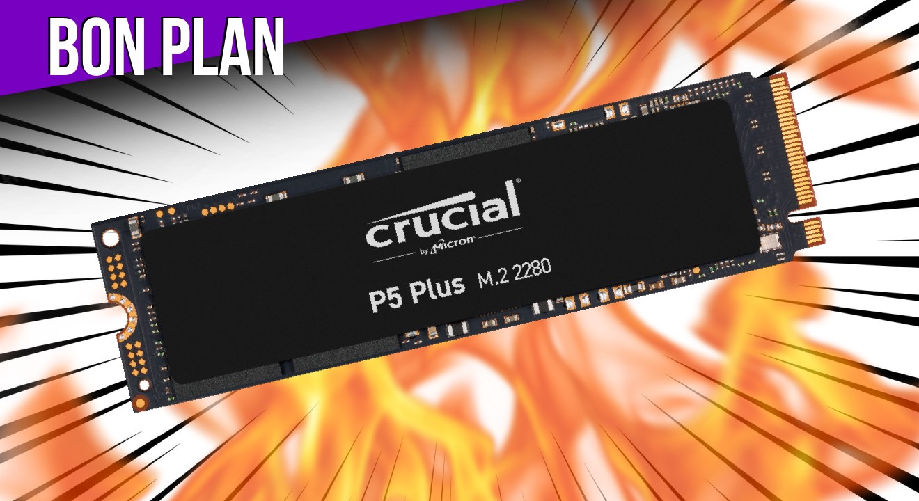 SSD : le Crucial P5 Plus de 1 To est à petit prix !