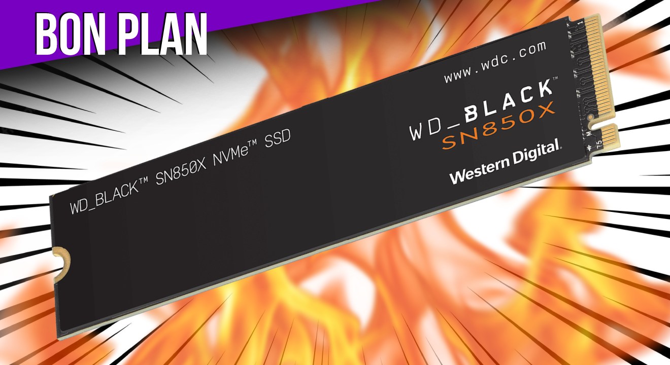 Promo SSD : le WD_BLACK SN850X de 1 To bénéficie d'une réduction de 37% !