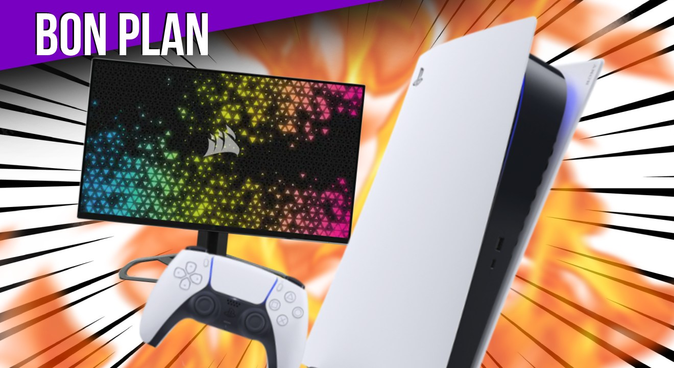 Pack PS5 : La console + un écran gamer Corsair à prix abordable !
