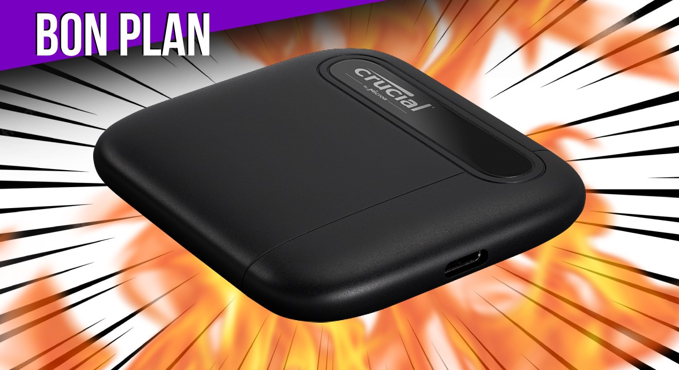 Promo SSD : Le Crucial X6 de 1 To est à moins 44 % !