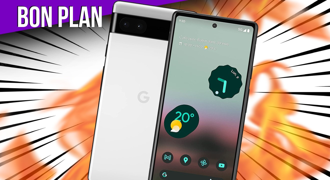 Promo Smartphone : Une réduction de 33 % Google Pixel 6a !
