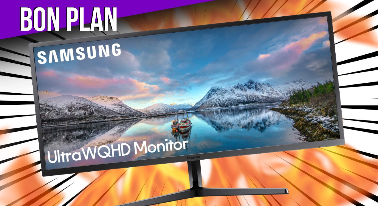 Promo écran WQHD : Le Samsung ViewFinity SJ55 34" est sous la barre des 210 € !