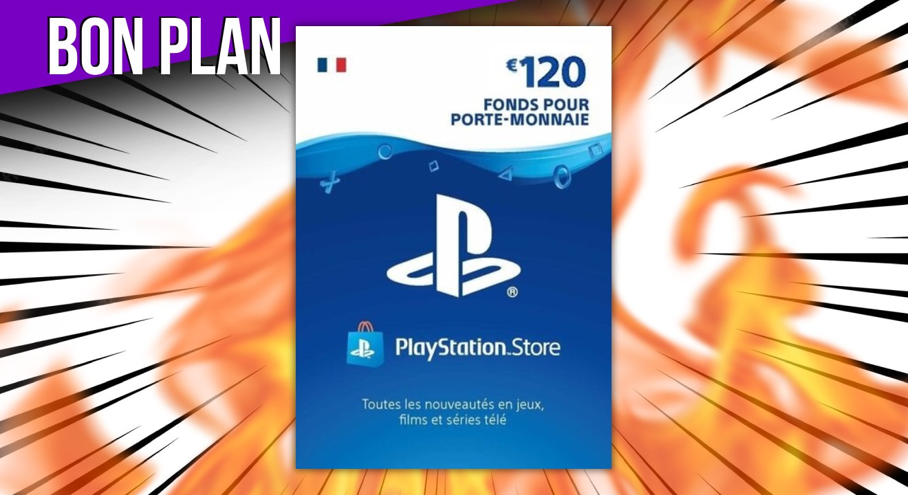 Promo carte PSN : Une Carte PlayStation Network d'une valeur de 120 EUR est à seulement 96,58 € !