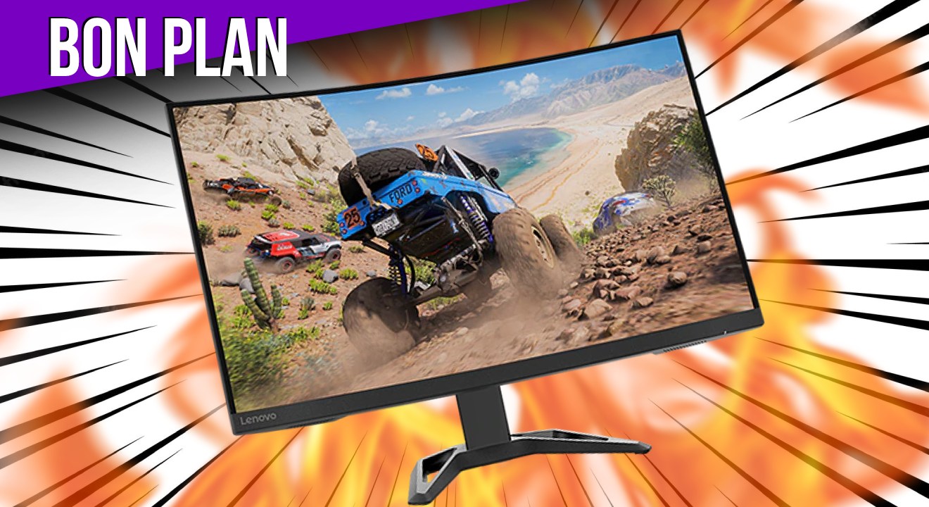 Promo écran gaming : Le Lenovo 2K 165 Hz 32" incurvé profite d'une réduction de 100 € !