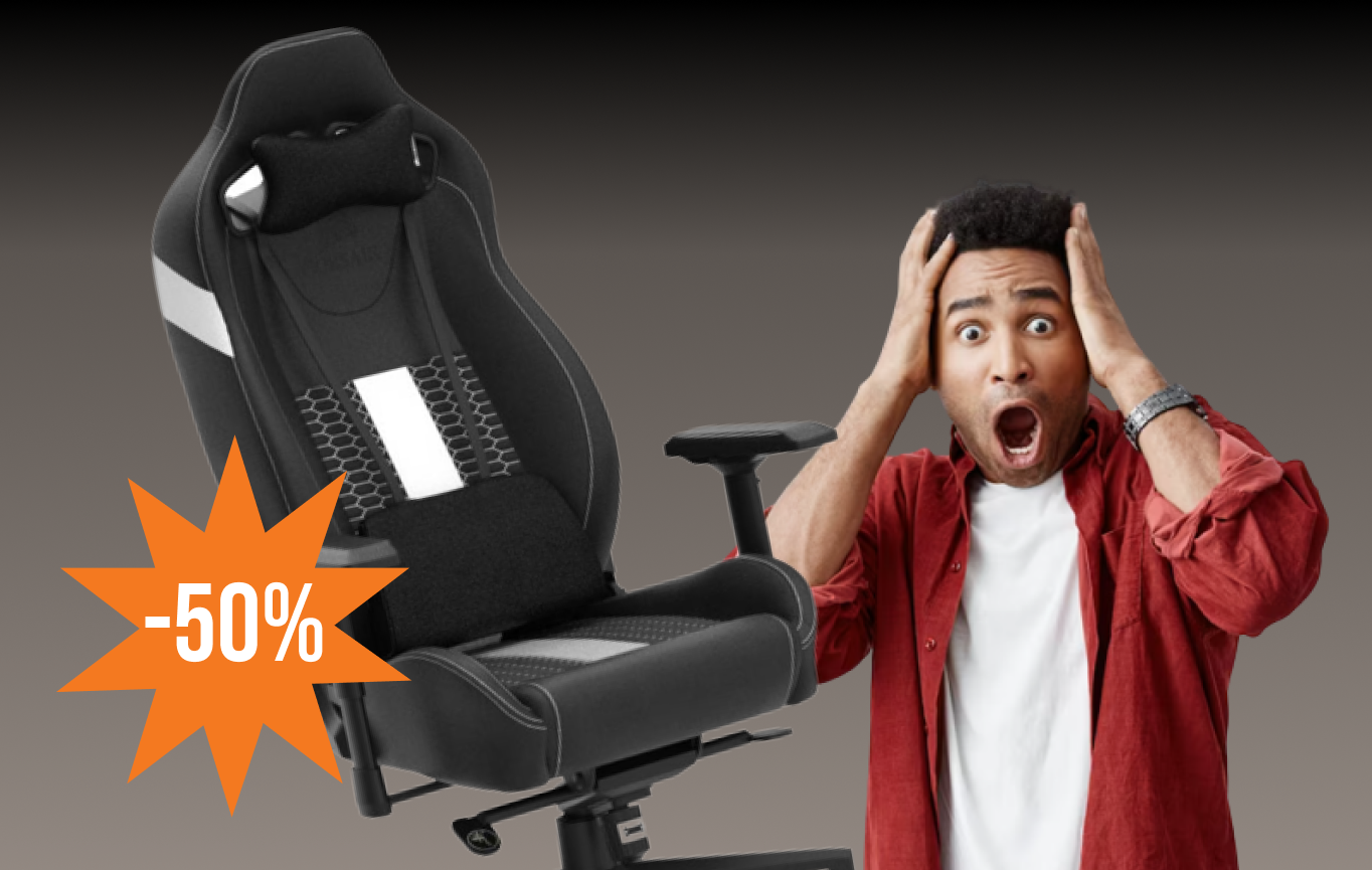Le fauteuil gaming T2 Road Warrior de Corsair à -50%