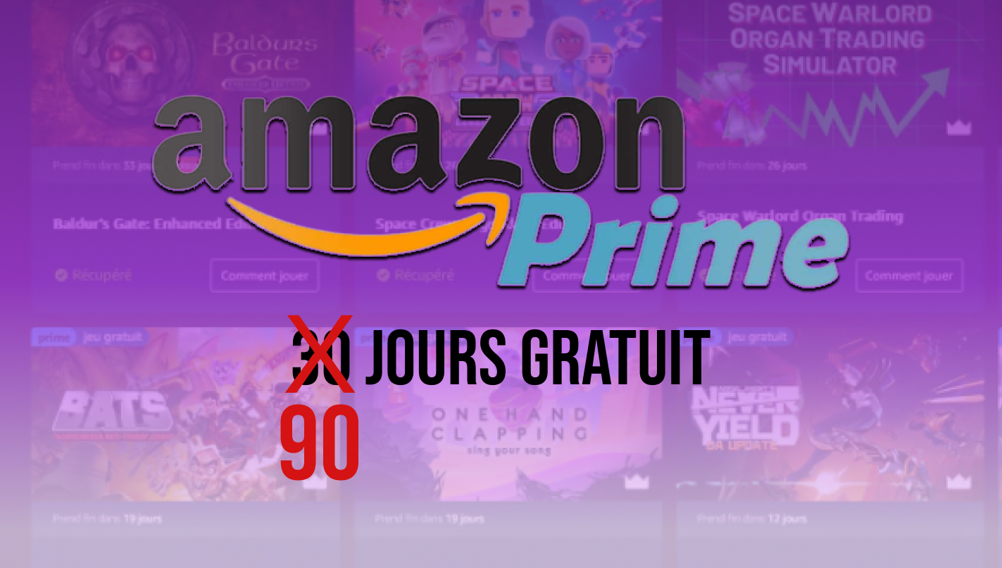Amazon Prime gratuit pendant 90 jours