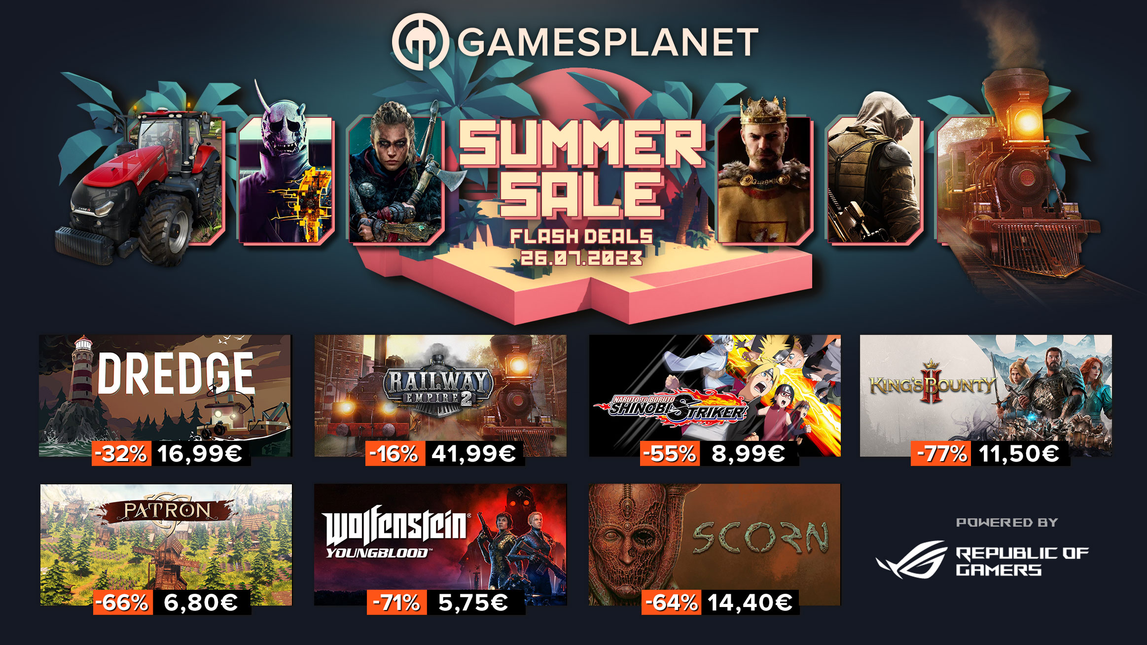 Summer Sale chez Gamesplanet : plus de 4000 jeux soldés