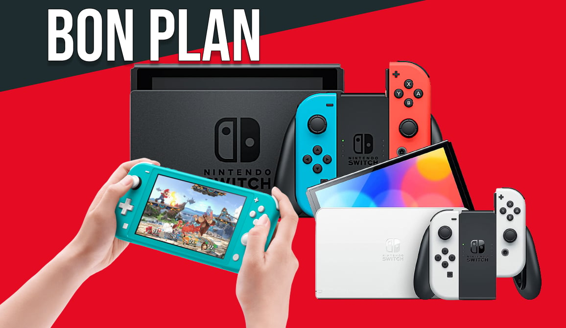 Nintendo Switch : de très belles promos sur toutes les consoles, foncez !