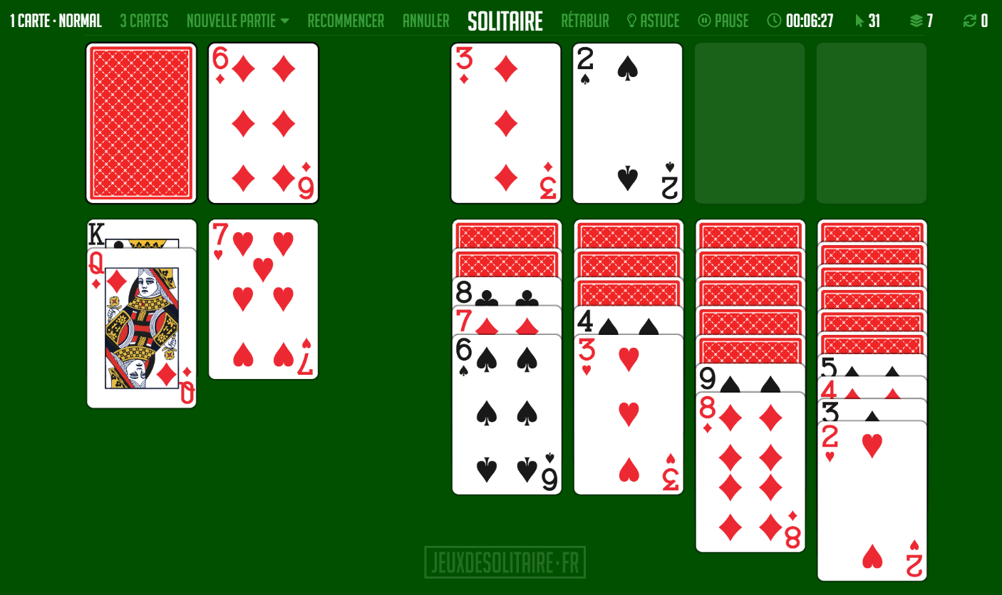 Jeux de solitaire 