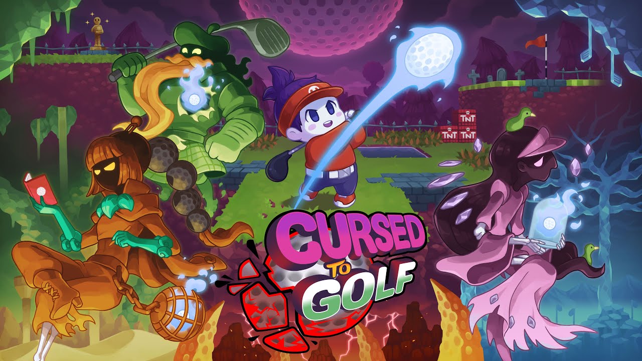 Cursed to Golf : Un jeu de plateforme en forme de rogue-lite s'annonce sur Switch et PC