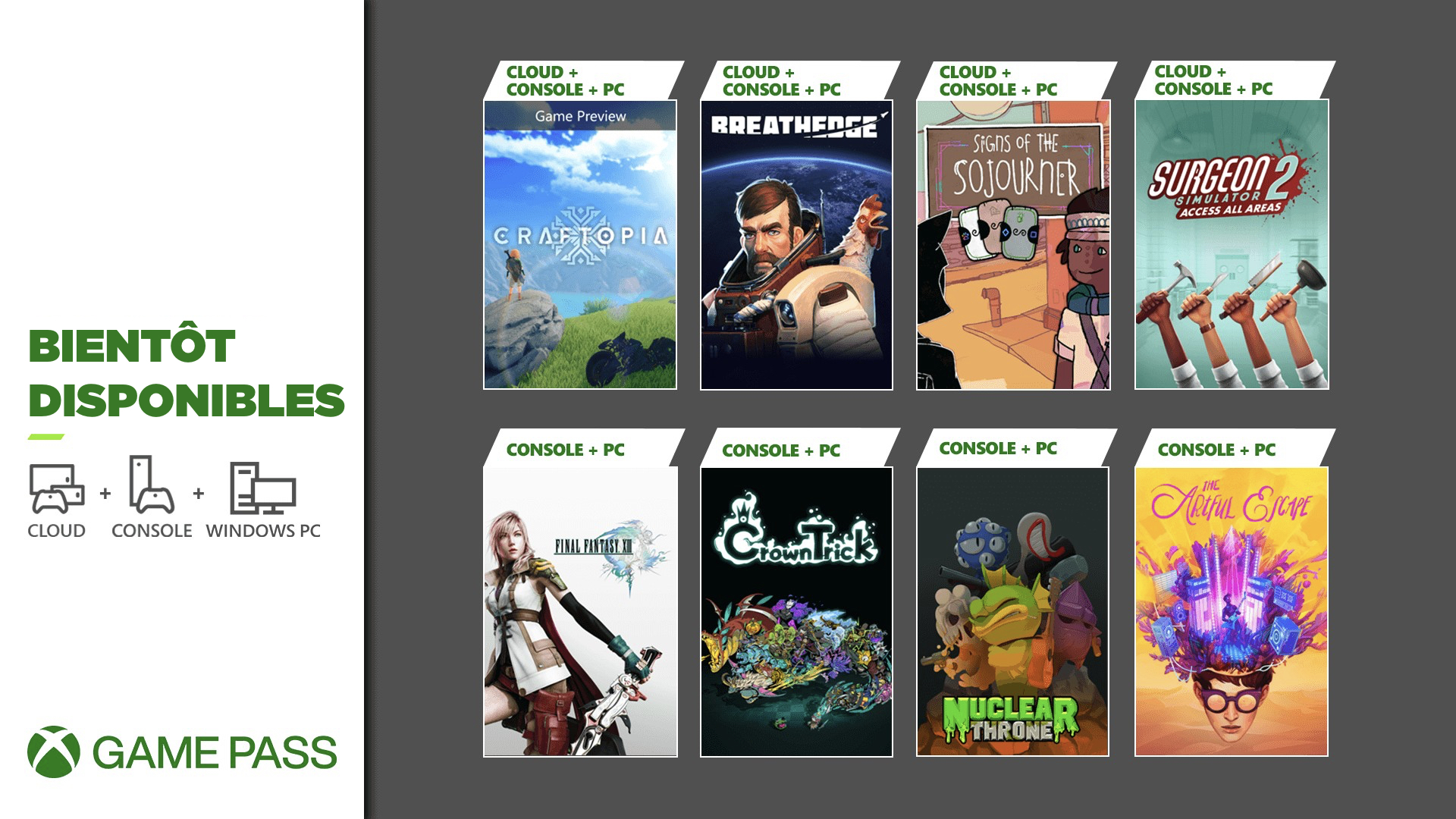 Xbox Game Pass : The Artful Escape et Final Fantasy XIII sonnent l'heure de la rentrée