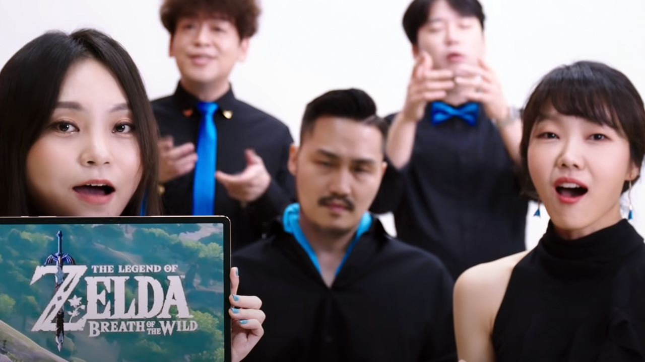 L'image du jour :  Zelda et consoles Nintendo a cappella