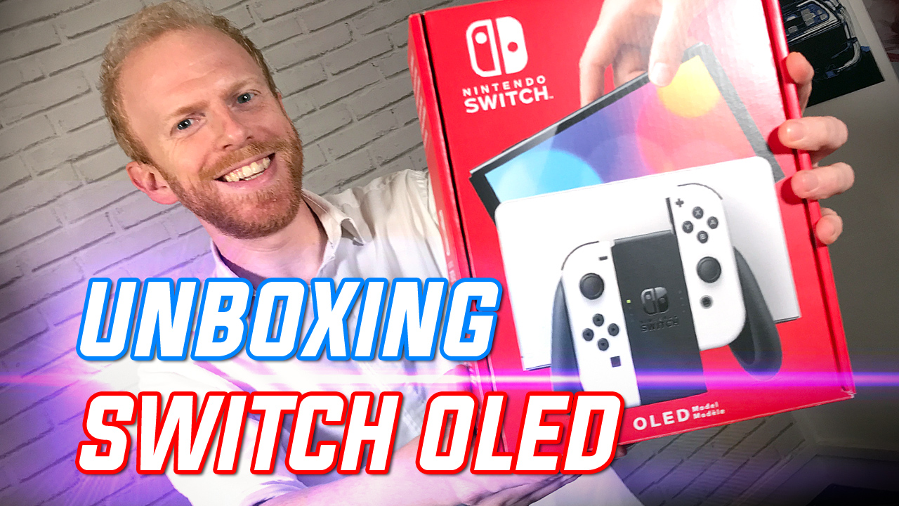 Image of the day: The OLED Switch has arrived!  Our complete unboxing thumbnail