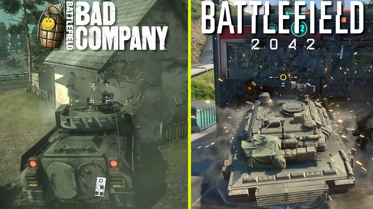 La vidéo du week-end : Test poussé de la destruction dans Battlefield 2042 + comparatif 2008-2021