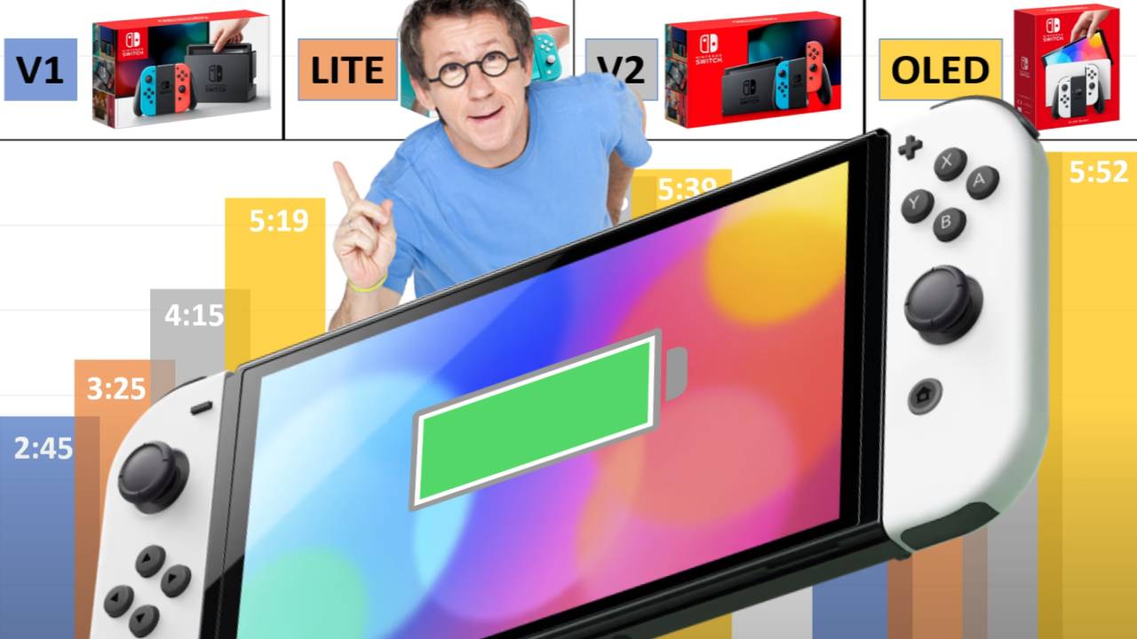 L'image du jour : La Switch OLED a une meilleure autonomie dans une configuration particulière